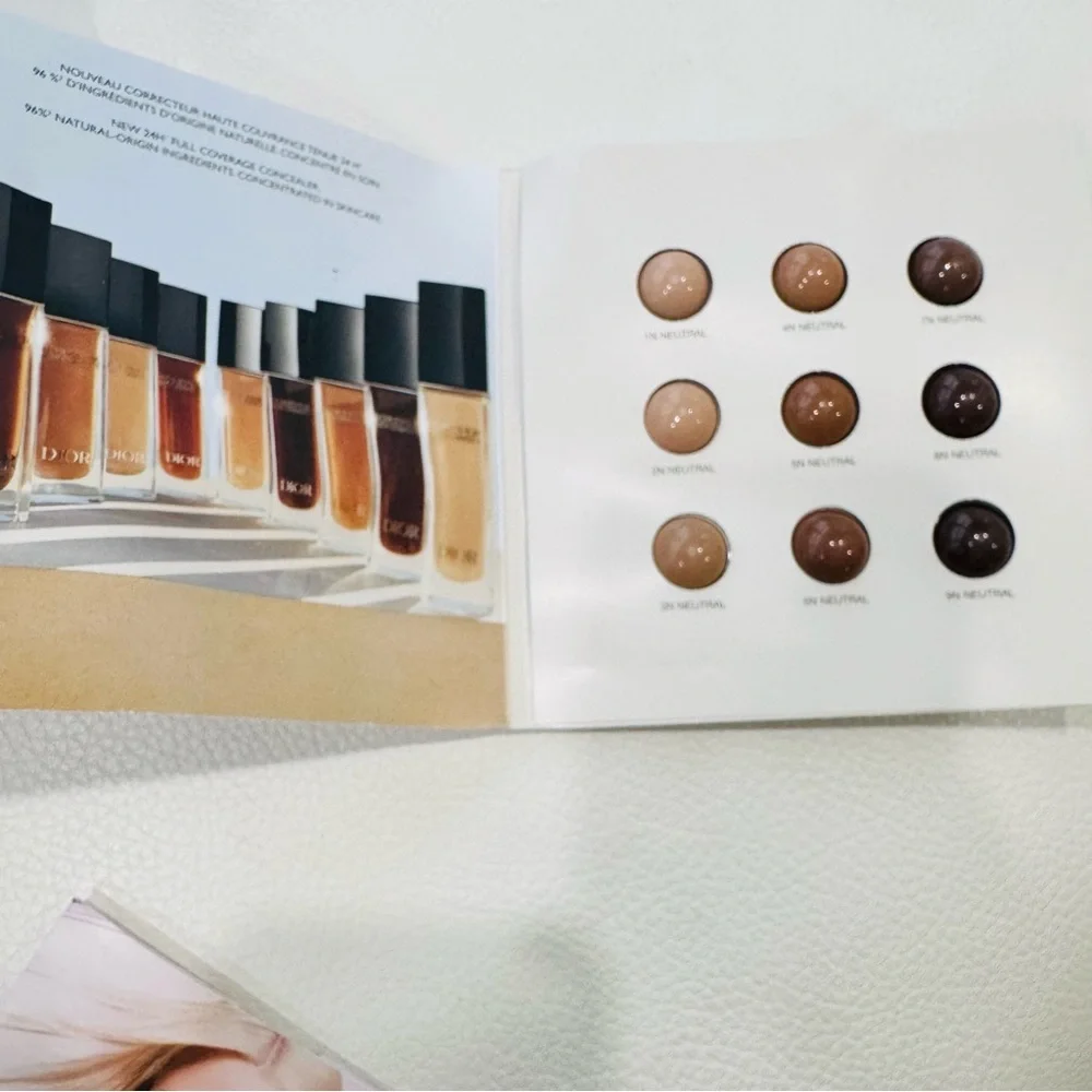Dior Forever Skin corrector concealer 9 shades sample card new
